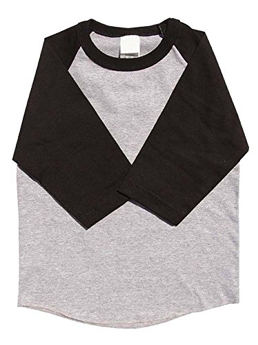 Hat and BeyondKids Raglan 3/4 Sleeves Baseball T Shirts Baby Tees School Uniforms