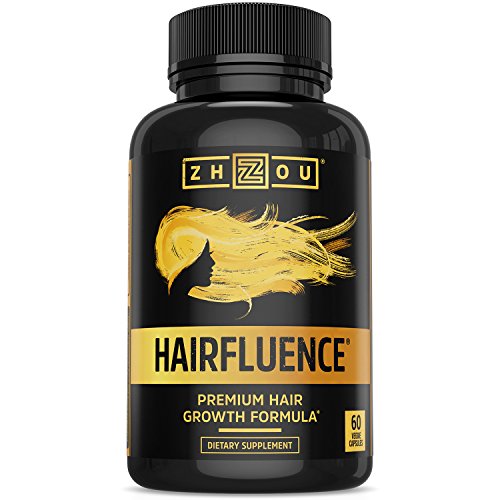 HAIRFLUENCE - Hair Growth Formula For Longer, Stronger, Healthier Hair - Scientifically Formulated with Biotin, Keratin, Bamboo & More! - For All Hair Types - Veggie Capsules