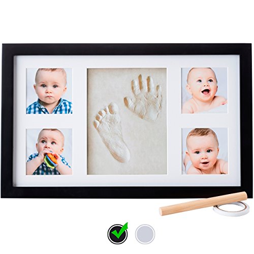 Baby Handprint Kit |NO Mold| Baby Picture Frame, Baby Footprint kit, Perfect for Baby Boy Gifts,Top Baby Girl Gifts…