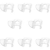 8PCS Cordless Honeycomb Shade Lift Handles，Cordless Pleated Window Shades Handle，Clear Blind Cordless Handles，for Cordless Bl