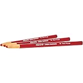 Dixon Industrial Phano Peel-Off China Marker Pencils, Red, 12-Pack (00079) - New