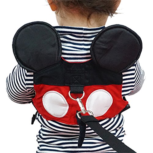 Toddler Leash & Harness, Yimidear Child Anti Lost Leash Baby Cute Safety Harness Belt Strap Hold Kids Close While…