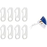 NQ Flag Pole Clip Snap Hooks Durable Nylon Flag Clips Flag Pole Accessory - Attach Flags Hooks to Halyard Rope and Buckle The