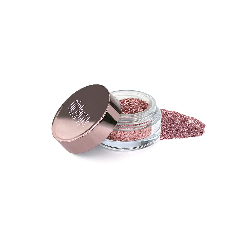 Girlactik Usa. Loose Pink Metallic Eyeshadow Pot . Eye Sparkles Shimmer. High Pigment Powder Pink Sparkle