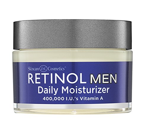 Retinol Men’s Daily Moisturizer – The Original Retinol Moisturizing Cream Made For A Man’s Skin – Anti-Aging Benefits of Exfoliating Vitamin A & Deep Hydration For Healthier, Younger Looking Skin