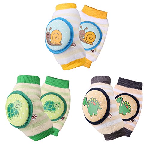 Ava & Kings Baby Knee Pads for Crawling – Babies Stuffs Gift Ideas for Infants – Protect Elbows and Legs w/Breathable…