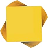 Amscan Big Party Pack Luncheon Napkins 13"x13", 125/Pkg, Sunshine Yellow