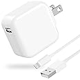 [Apple MFi Certified] iPad Charger, Stuffcool 2.4A 12W USB Wall Charger with Foldable Plug & 2 Pack 6FT Lightning Cable Fast 