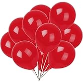 KADBANER Red Balloons,50 pcs 12 Inch Latex Balloons,for Wedding Birthday Party Baby Shower Christmas Party Decorations