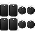 DSTELIN Universal Metal Plate 8 Pack for Magnetic Phone Car Mount Holder Cradle with Adhesive (Compatible with Magnetic Mount