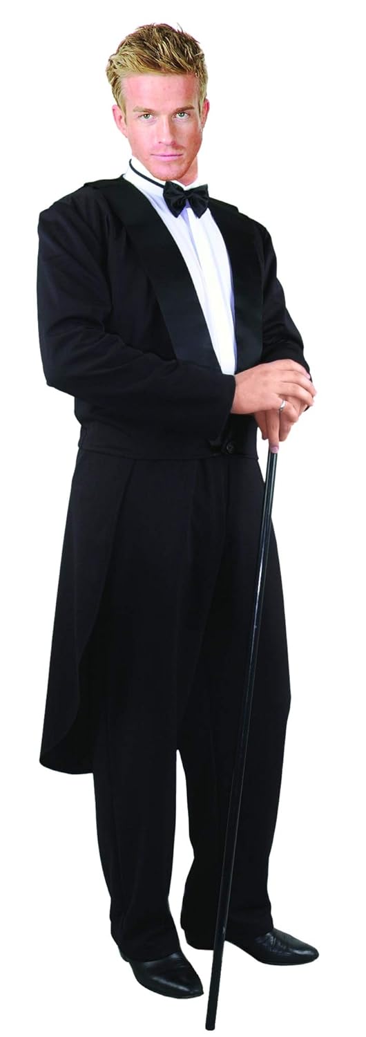 1920s Men’s Costumes: Gatsby, Gangster, Peaky Blinders, Mafia Charades Mens Formalities Tuxedo Jacket  AT vintagedancer.com