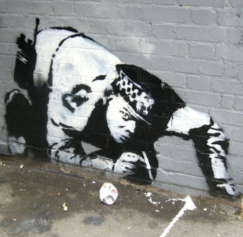 Banksy Graffiti Art Canvas Print Cop Snorting Coke Stunning Canvas Art ...