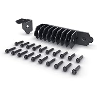 Ozco Building Products 56617 Laredo Sunset 2-inch Rafter Clips, (10 per Pack), Black