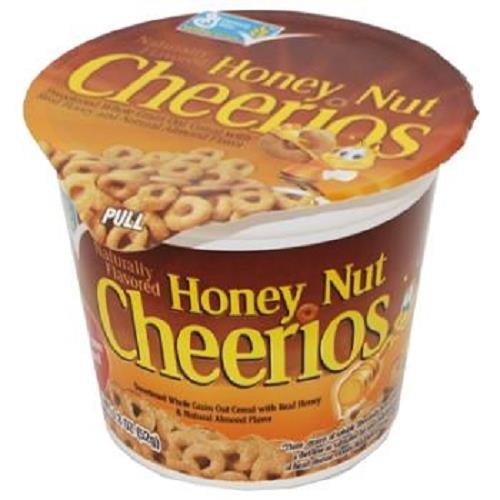 GENERAL MILLS CEREAL HONEY NUT CHEERIOS - Cup 1.8 oz Each ( 6 in a Pack )