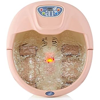 ArtNaturals Foot Spa Massager with Heat - Lights and Bubbles - Soothe and Relax Tired Feet with All in One Therapeutic Home Salon and Massager Tub - Temperature Control - for Athletes Foot