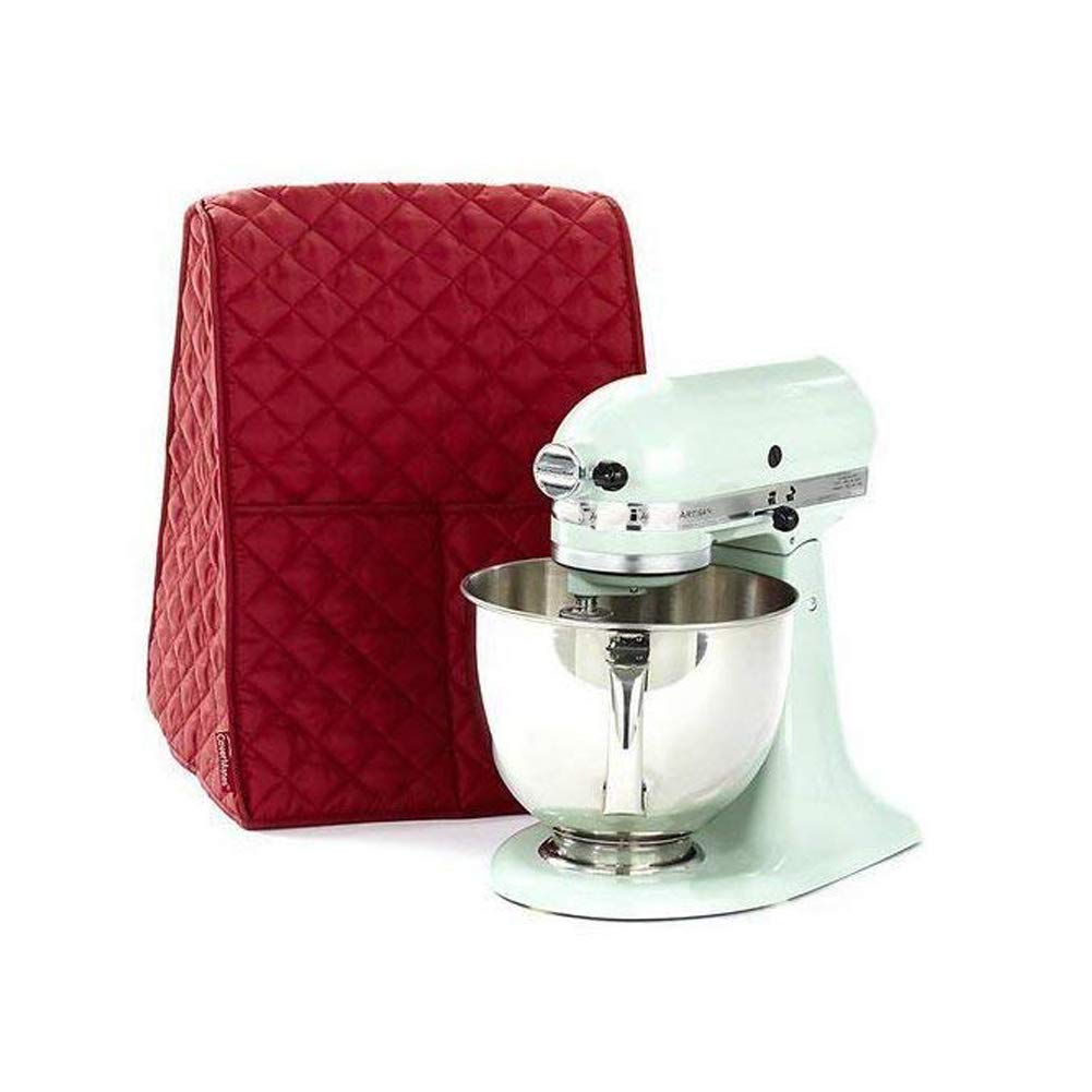 Stand Mixer Dust-proof Cover with Organizer Bag for Kitchen Mixer Best Helper for Housewife & Mother HZC30 (Red)