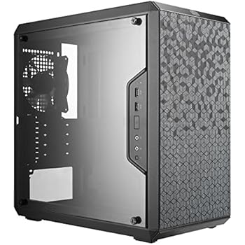 Cooler Master MasterBox Q300L Matx Tower w/ Magnetic Design Dust Filter, Transparent Acrylic Side Panel, Adjustable I/O & Fully Ventilated for Airflow