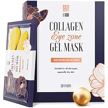 Under Eye Patches - 24K Gold Under Eye Mask Anti-Aging Hyaluronic Acid Collagen Under Eye Pads Reducing Dark Circles & Wrinkles Treatment Gel Bags