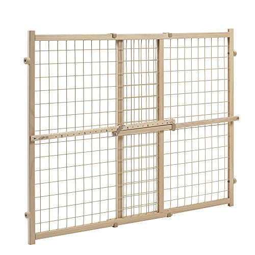 Evenflo Position and Lock Tall Pressure Mount Wood Gate (Expands From 31- 50 Inches)