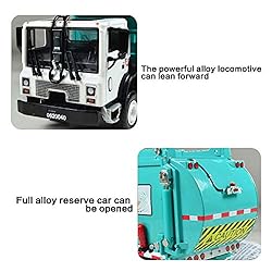 Garbage Truck Toy Model, 1:43 Scale Metal Diecast