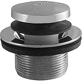 LDR Industries 502 5108CP Toe Style Touch Bathtub Drain Stopper, Chrome