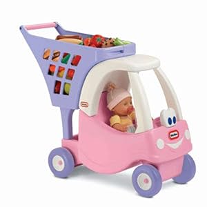 Little Tikes Cozy Shopping Cart Pink/Purple