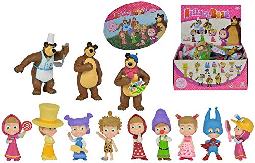 Masha Simba and The Bear Collectible Figures Blind Bag Party Favours ...