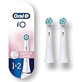 Oral-B iO Series Gentle Care Electric Toothbrush Replacement Brush Heads for an Oral-B Electric Toothbrush, 2 count, White