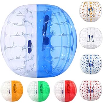 ANCHEER Inflatable Bumper Bubble Soccer Ball Dia 5FT (1.5m) Giant Human Hamster Zorb Ball for Adults and Kids (Blue)