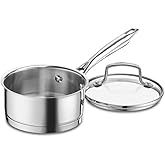 Cuisinart 8919-14 Professional Series 1-Quart Saucepan with Cover, Stainless Steel, Mirror Finish