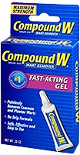 Compound W – Wart Remover – 17% Strength – Gel 0.25 oz.