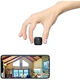 Mini Spy Hidden Camera 4K WiFi Nanny Cam Wireless PIR Small Home Security Cameras with Live Feed 100 Days Standby Motion Dete