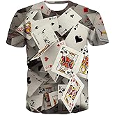 KYKU Men's Print Graphic T Shirt Short Sleeve Summer T-Shirt Novelty Casual Tee