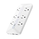 Anker Wall Charger, 300J Surge Protector, 10-in-1 Outlet Extender, 6 AC, 2 USB A, 2 USB C Ports, Wide-Spaced Outlets and 20W 