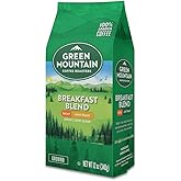 Green Mountain Coffee Roasters, Breakfast Blend Decaf, Ground Coffee, Decaffeinated, Light Roast, Bagged 12oz.