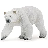 Papo -hand-painted - figurine -Wild animal kingdom - Polar Bear -50142 -Collectible - For Children - Suitable for Boys and Gi