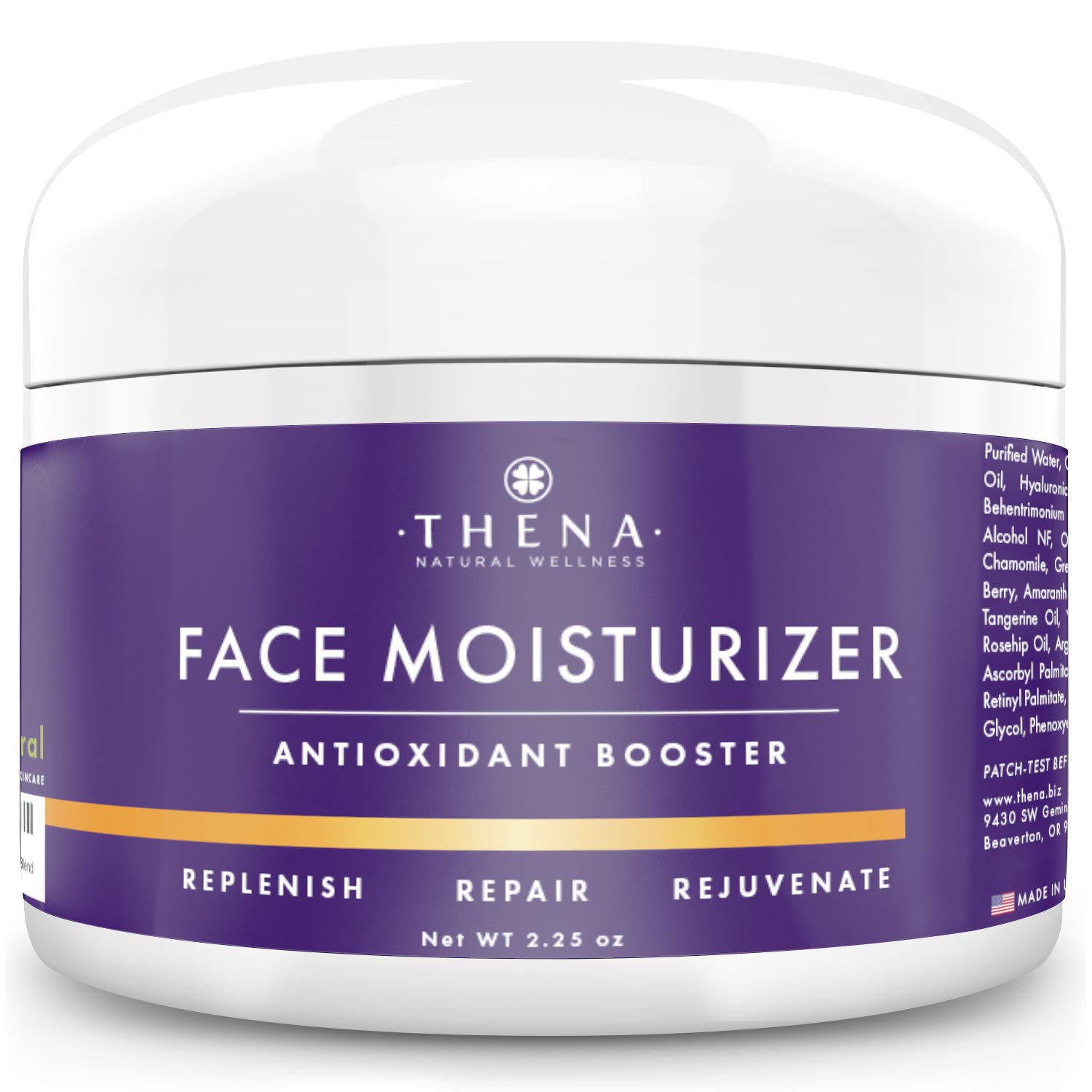 Anti Aging Face Moisturizer Cream For Dry Sensitive Skin, Organic Natural Facial Cream Anti Wrinkle Hyaluronic Acid Retinol Vitamin C, Face Lotion Eye & Face Care Skin Care Products Women Men