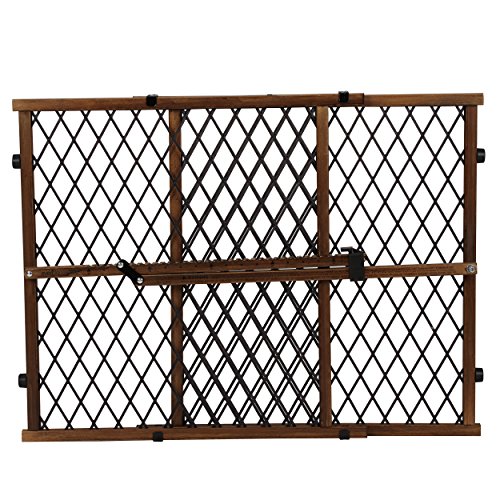 Position & Lock Baby Gate, Pressure-Mounted, Farmhouse Collection