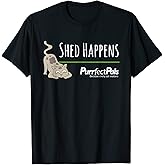 Funny Purrfect Pals Cat T-shirt: Shed Happens