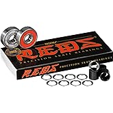 Bones Reds Bearings 8 pk w/Spacers & Washers Bundle