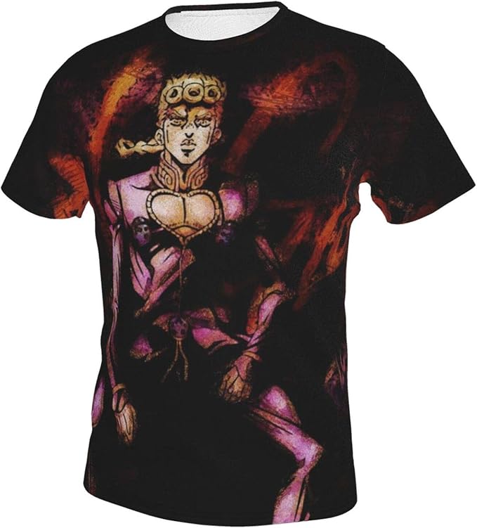 JoJo's Bizarre Adventure Casual Men's and Women's Short Sleeve Standard ...