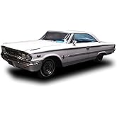 AMT 1963 Ford Galaxie 1/25 Scale Plastic Model Kit, White, AMT1186