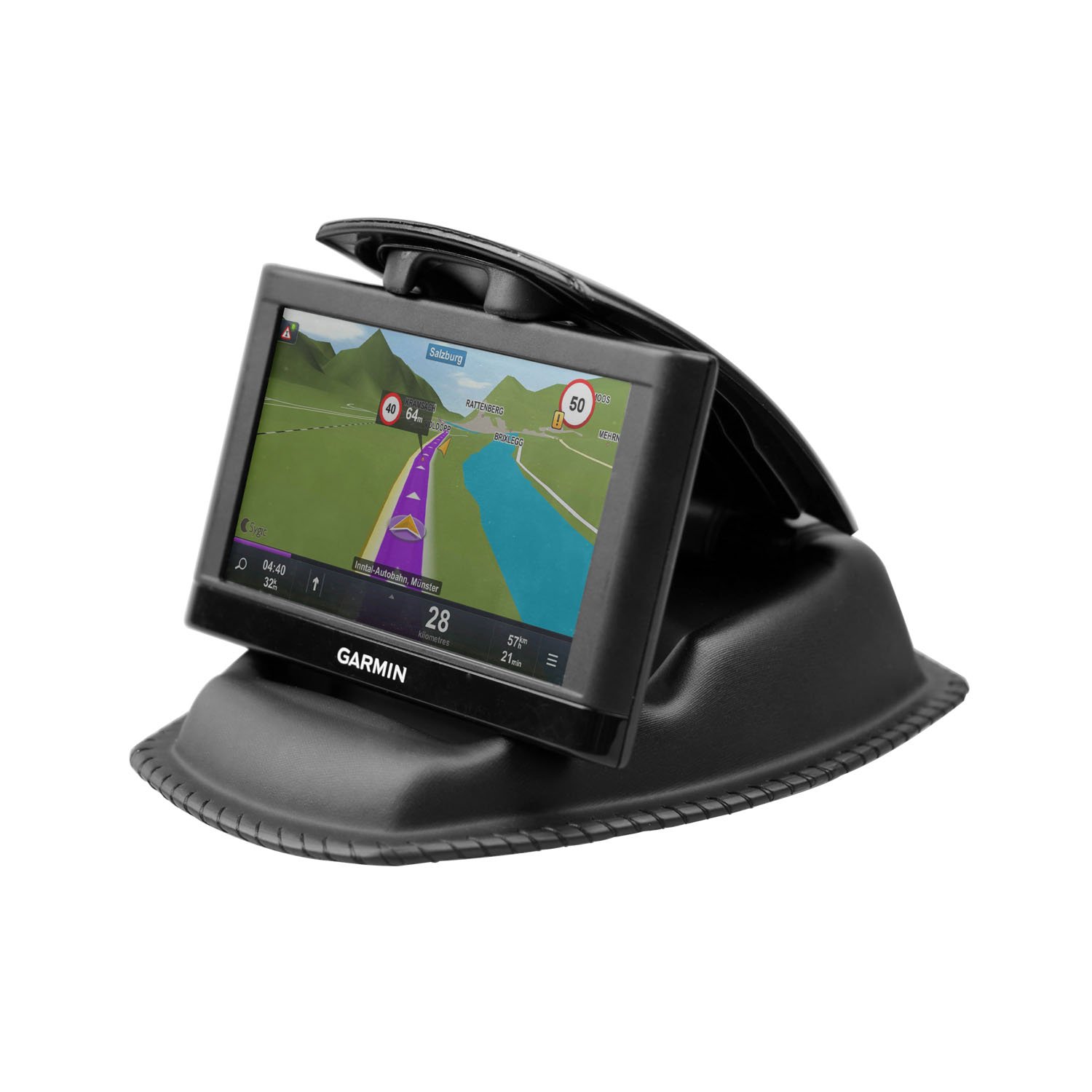 APPS2Car Clamshell Dashboard Beanbag Car Mount Cellphones & 3.5”-6” GPS Non-Slip Friction Gel Base Pad