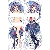 DFISSZKOIF 20" X 59" Cute Anime Girl Hugging Body Pillowcase, Double-Sided Cartoon Game Anime Pillow Cover Cushion Cover, Pea