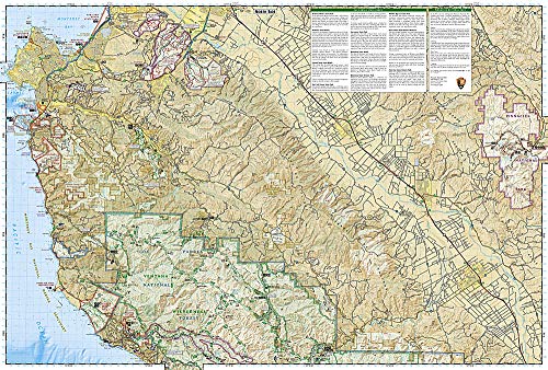 Big Sur, Ventana Wilderness Map [Los Padres National Forest] (National ...