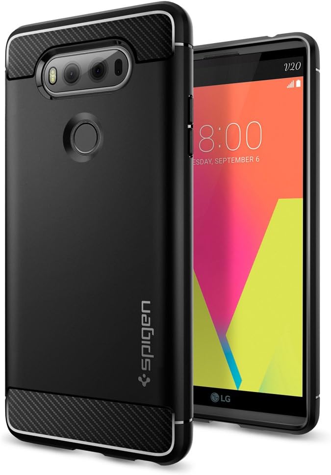 Spigen Rugged Armor Designed for LG V20 Case (2016) - Black