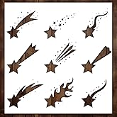 Star Stencil Large, 10x10 inch - Versatile Star Stencils for Painting on Wood, Canvas, Paper, Fabric, Wall, and Furniture - U