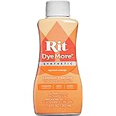 Rit DyeMore Liquid Dye, Apricot Orange 7 Fl Oz (Pack of 1)