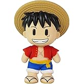 Great Eastern Entertainment One Piece - Monkey D. Luffy Timeskip PVC Head Movable Ver Plush 4.5" H