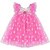 AGQT Baby Girls Christmas Tulle Tutu Dress Sleeveless Sequin Layered Dresses Size 6M-4T